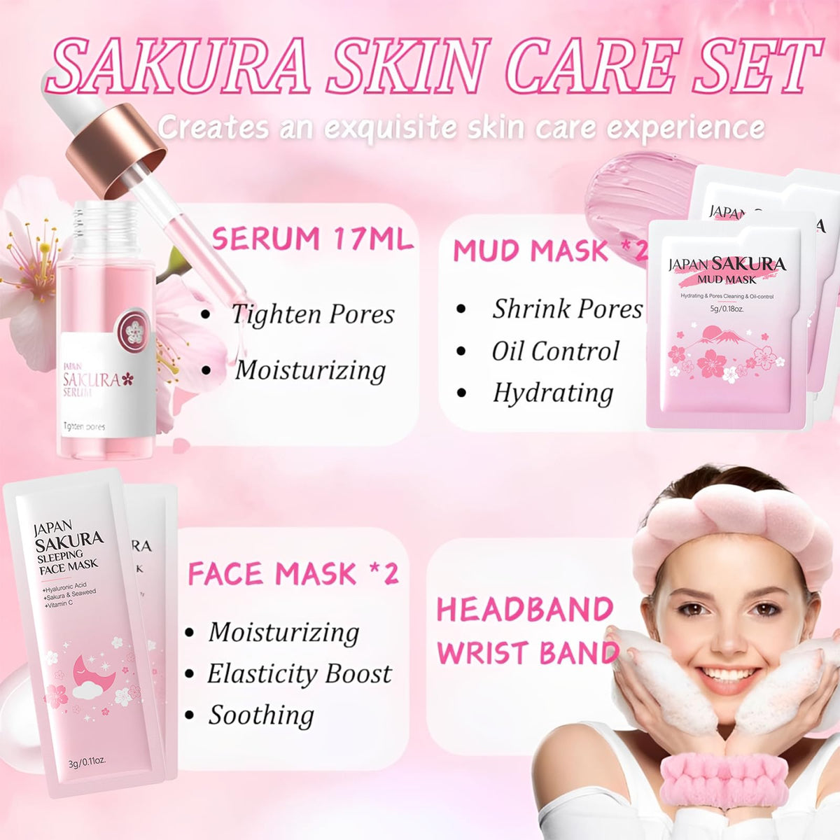 EONFAVE Sakura toner bottle for skin balance and prep