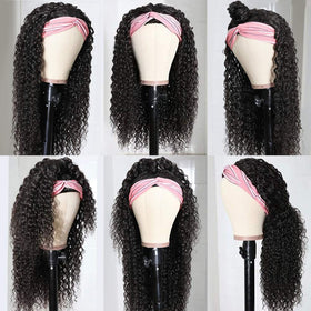 Eooma Headband Wig Natural hairline close-up emphasizes seamless blending.