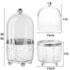 Eorbow 360-degree rotation brush organizer for easy access to cosmetics