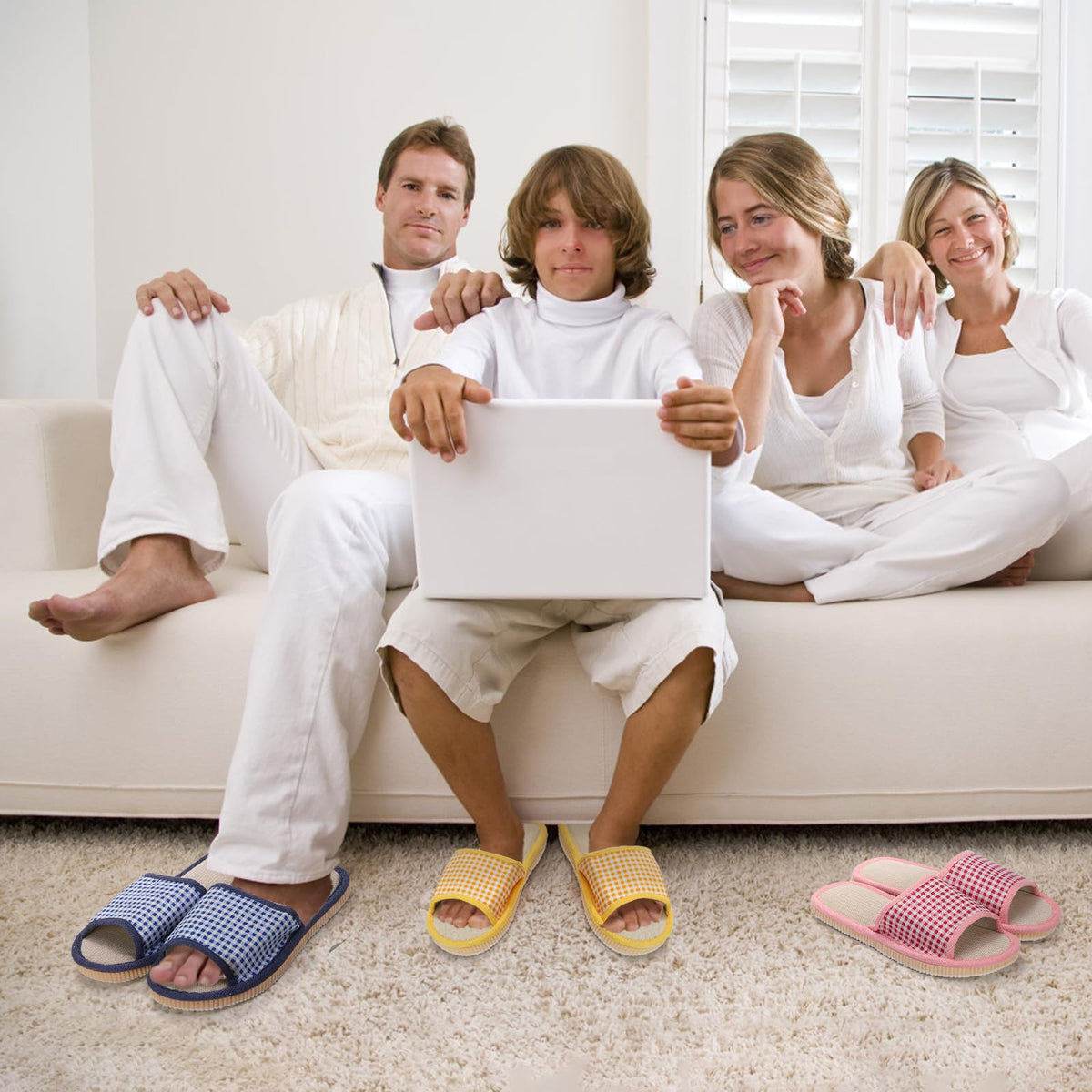 Eorbow travel bedroom slippers unisex for home and hotel use