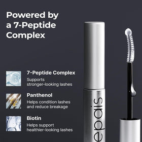 EPAIS biotin and panthenol graphic emphasizing nourishing benefits