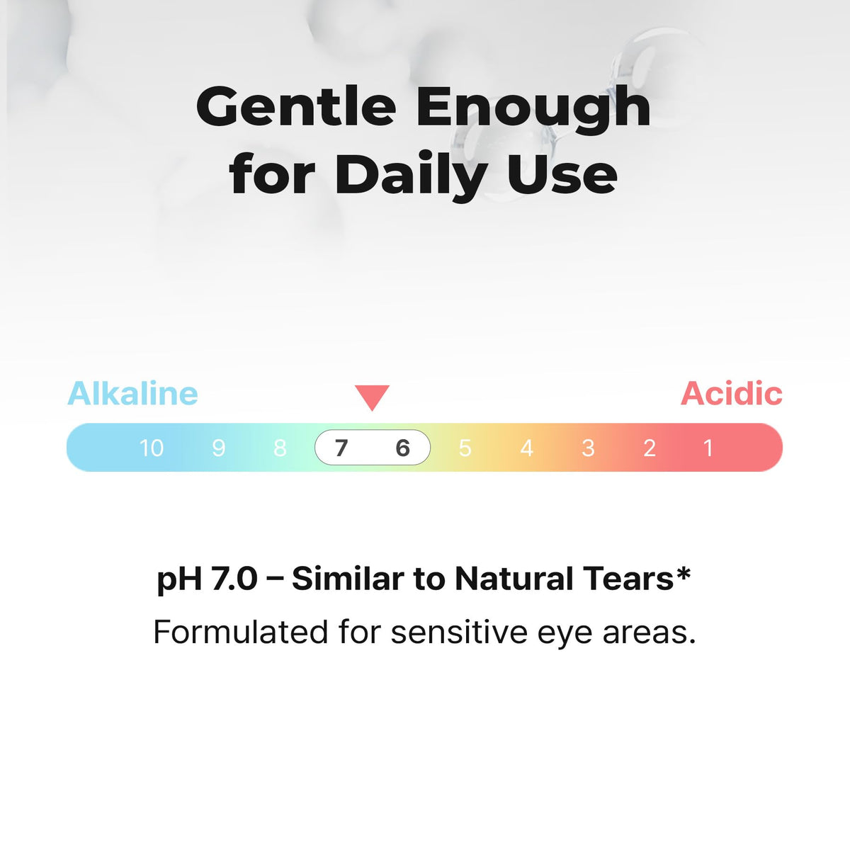EPAIS eye-friendly formula packaging indicating gentle daily use