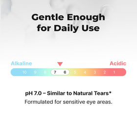 EPAIS eye-friendly formula packaging indicating gentle daily use
