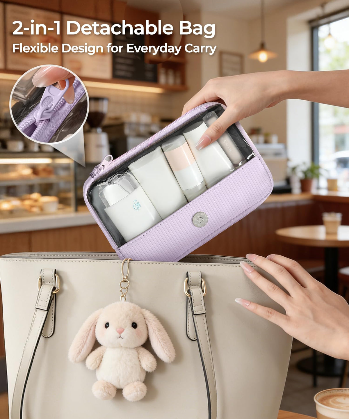 EPEDAL24 Preppy Makeup Bag compact vanity on the go for essentials