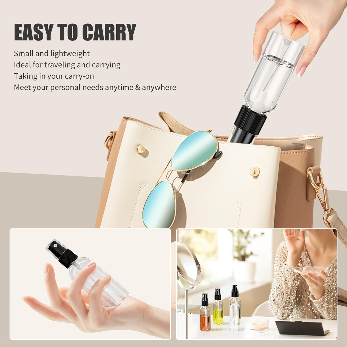 EPHECH fine-mist bottle for uniform application of liquids
