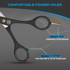 Epic Edge ergonomic handle design promotes comfortable, steady grooming sessions.