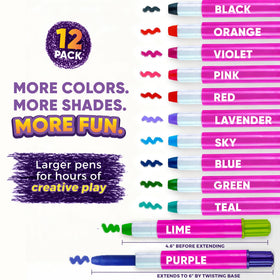Epic Hair Chalk on light hair highlights vivid shades for photo-ready results