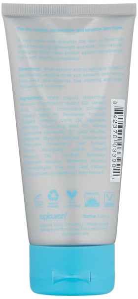 Hydro Plus Moisturizer cream spread on skin delivering deep hydration.