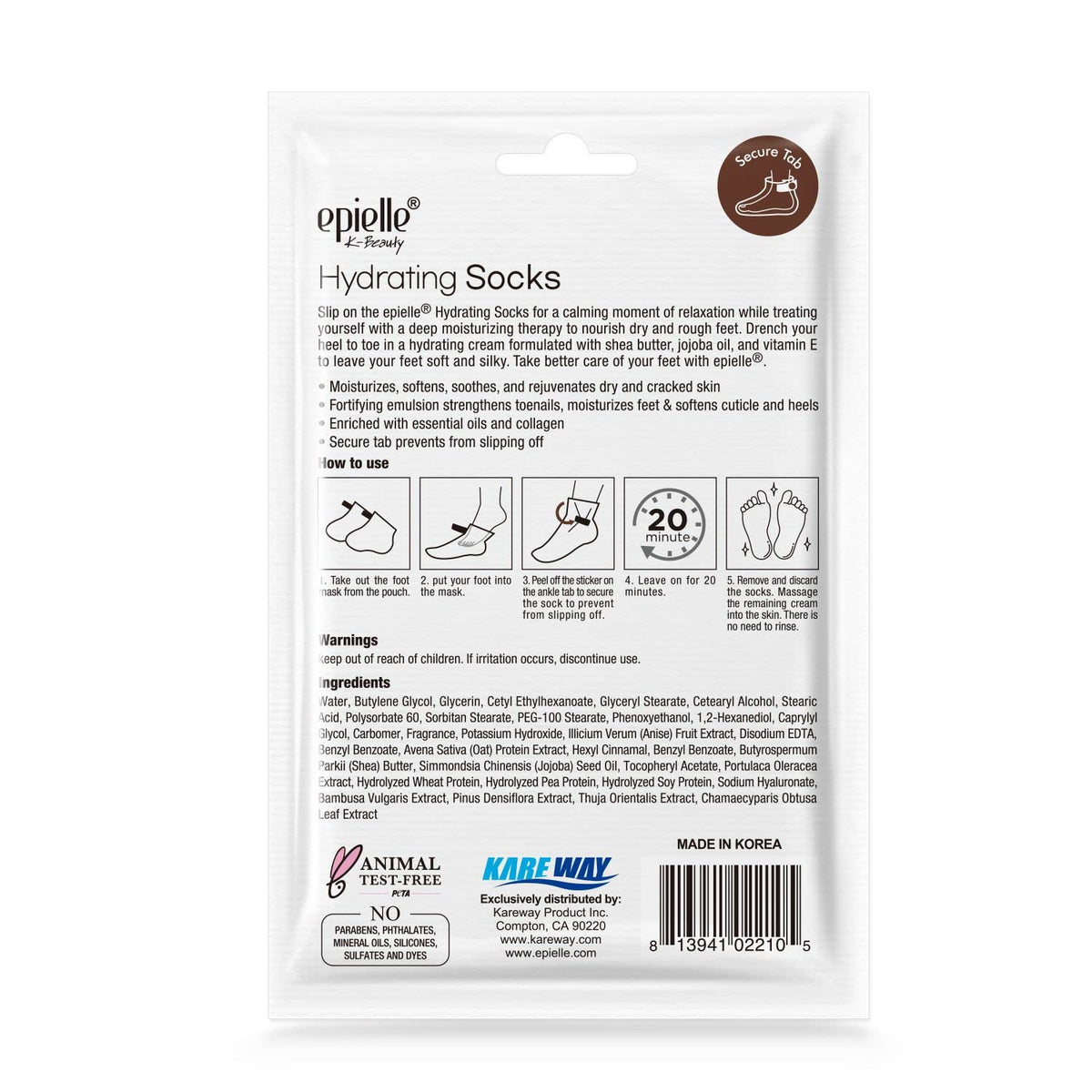 Epielle gift packaging idea for foot care lovers