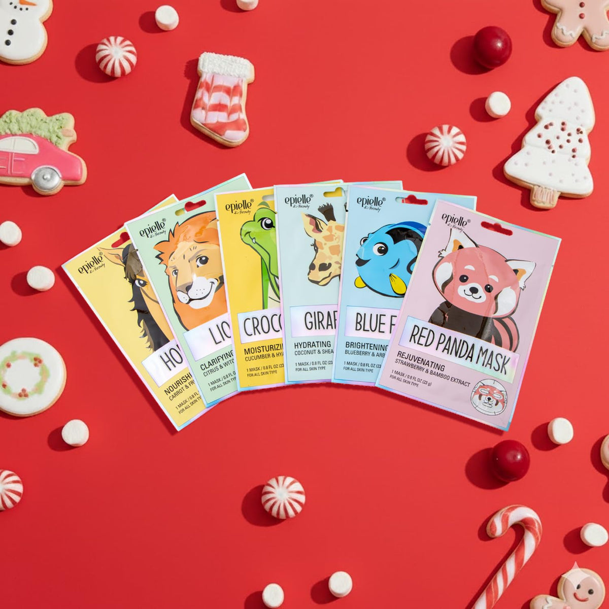 Epielle Wild Kingdom mask collection enhances giftable skincare routines