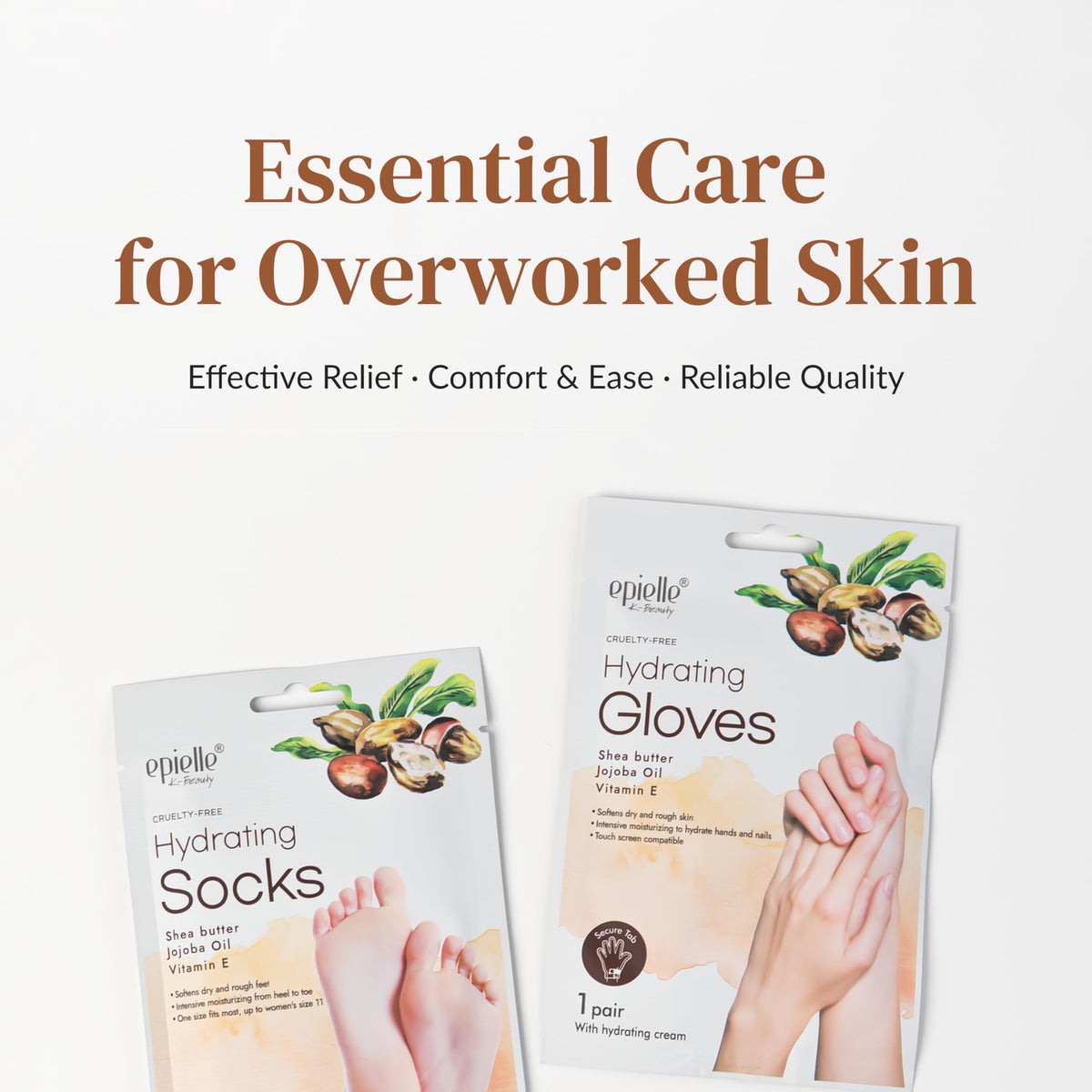 Gift-ready Epielle Hydrating Hand Mask set for Mother's Day
