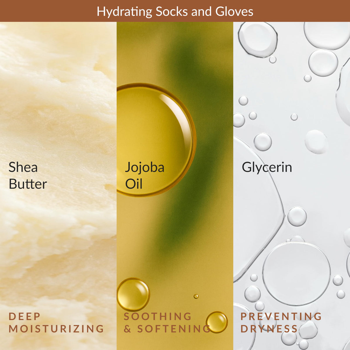 Shea Butter ingredients highlighted in Epielle Hand Mask