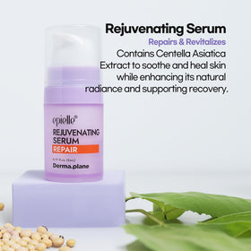 Epielle Hydrating Mask locking in moisture after dermaplaning for comfort.