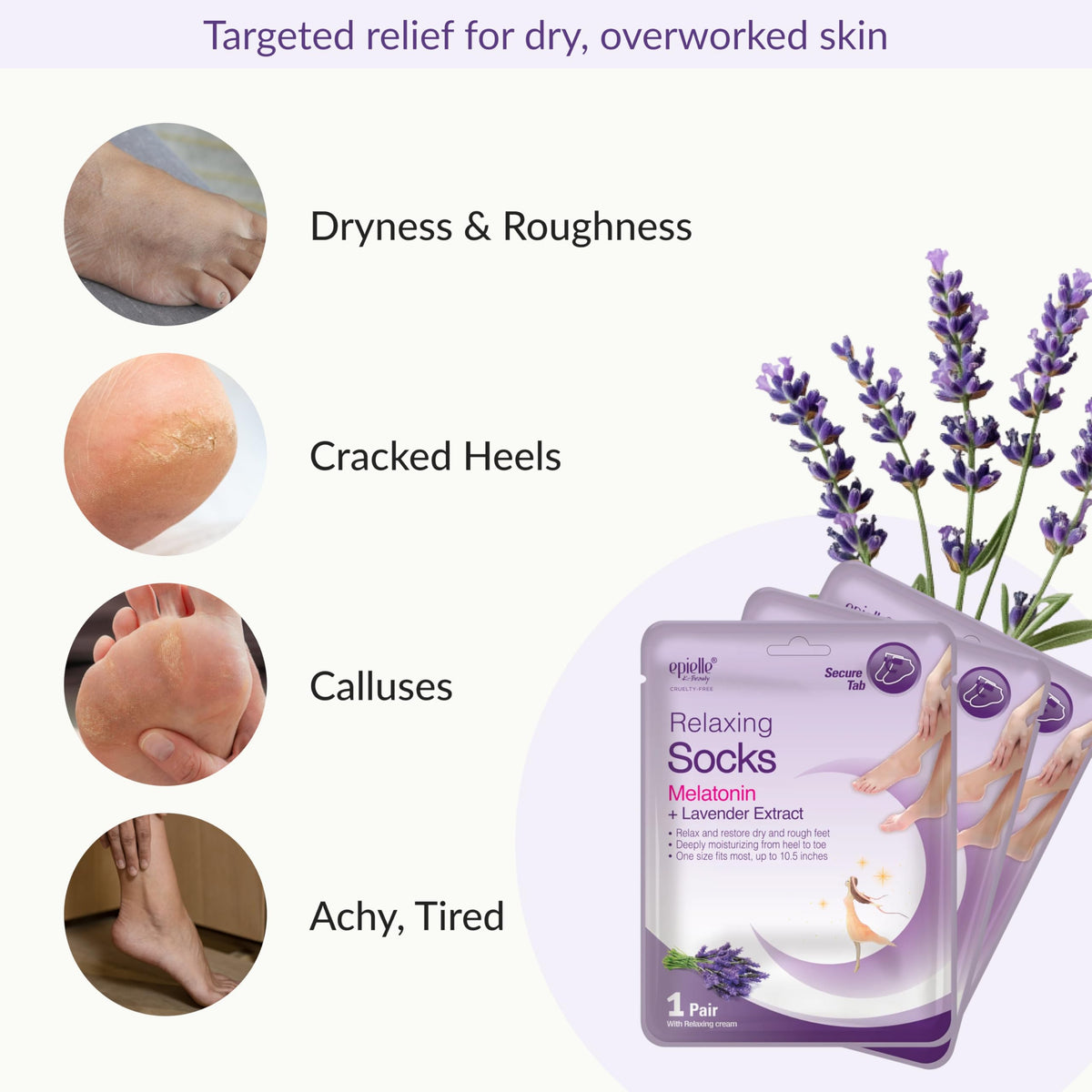 Epielle soft silky feet after use with deep conditioning