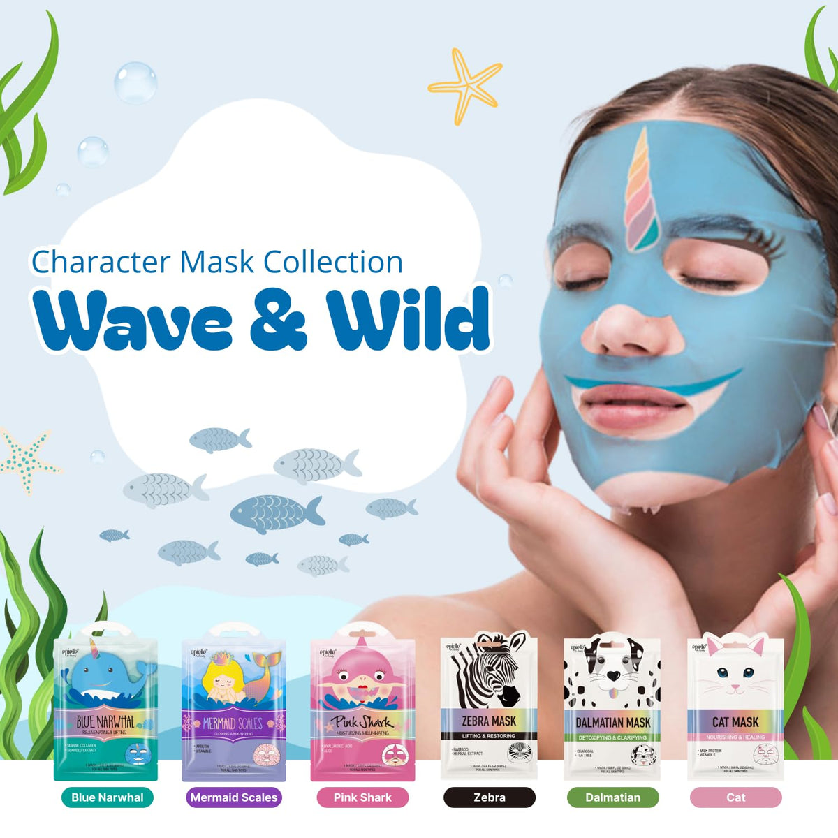Epielle Zebra mask replenishes and lifts for a vibrant look.