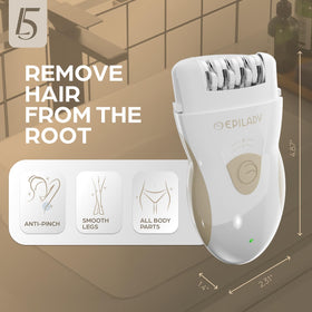 Epilady Legend 5 full-body use suitable for legs and more.