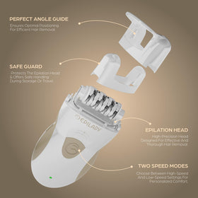 Epilady Legend 5 ideal for legs, bikini, and underarms.