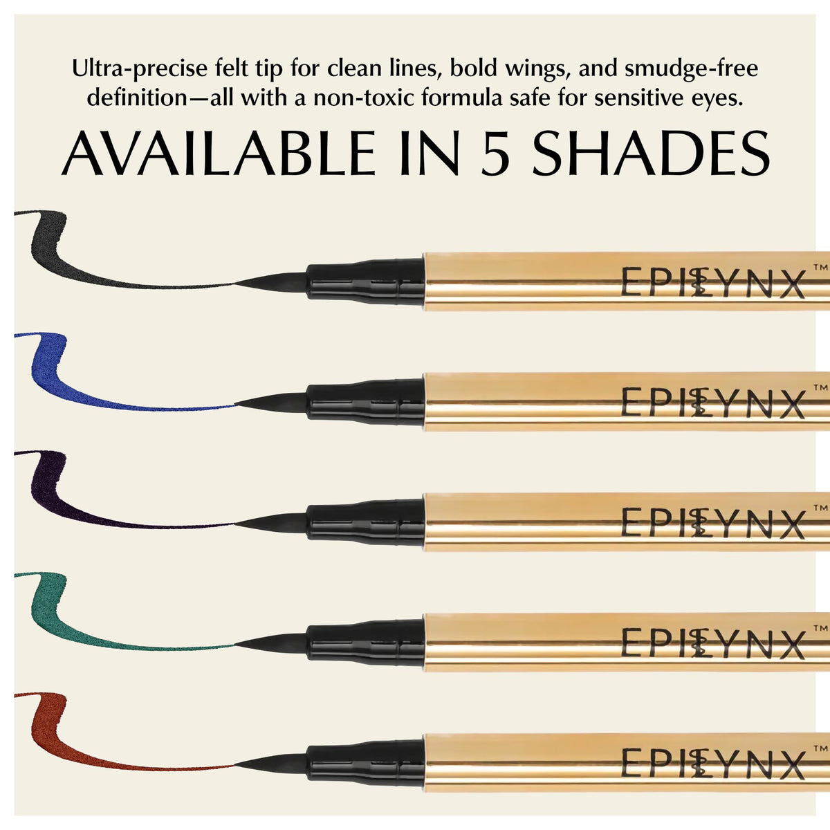 EPILYNX quick-dry formula glides smoothly for easy application