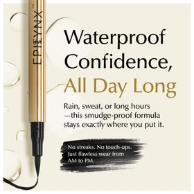 EPILYNX waterproof resistance ensures long-lasting wear even in humidity