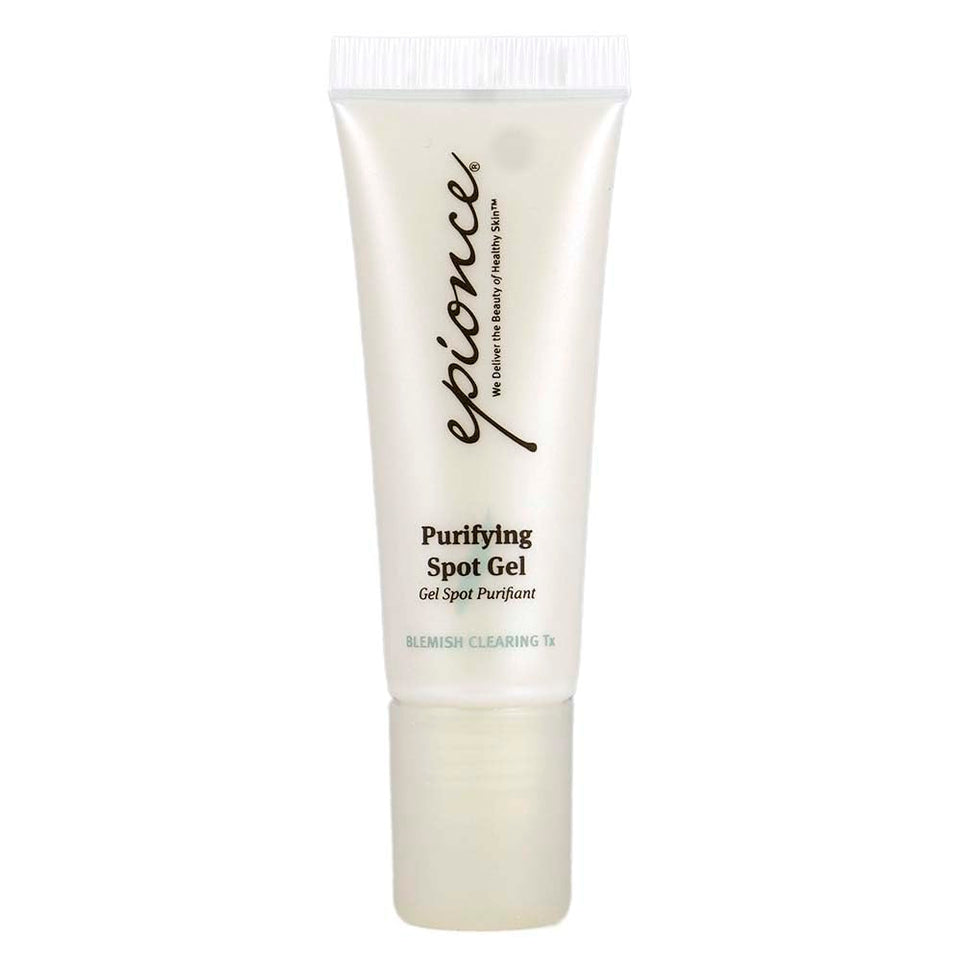 Epionce Purifying Spot Gel bottle for targeted blemish care and quick application