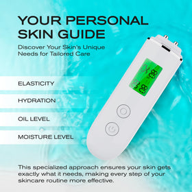 EpixCare Skin Hydration Monitor display with bright LCD for easy readings