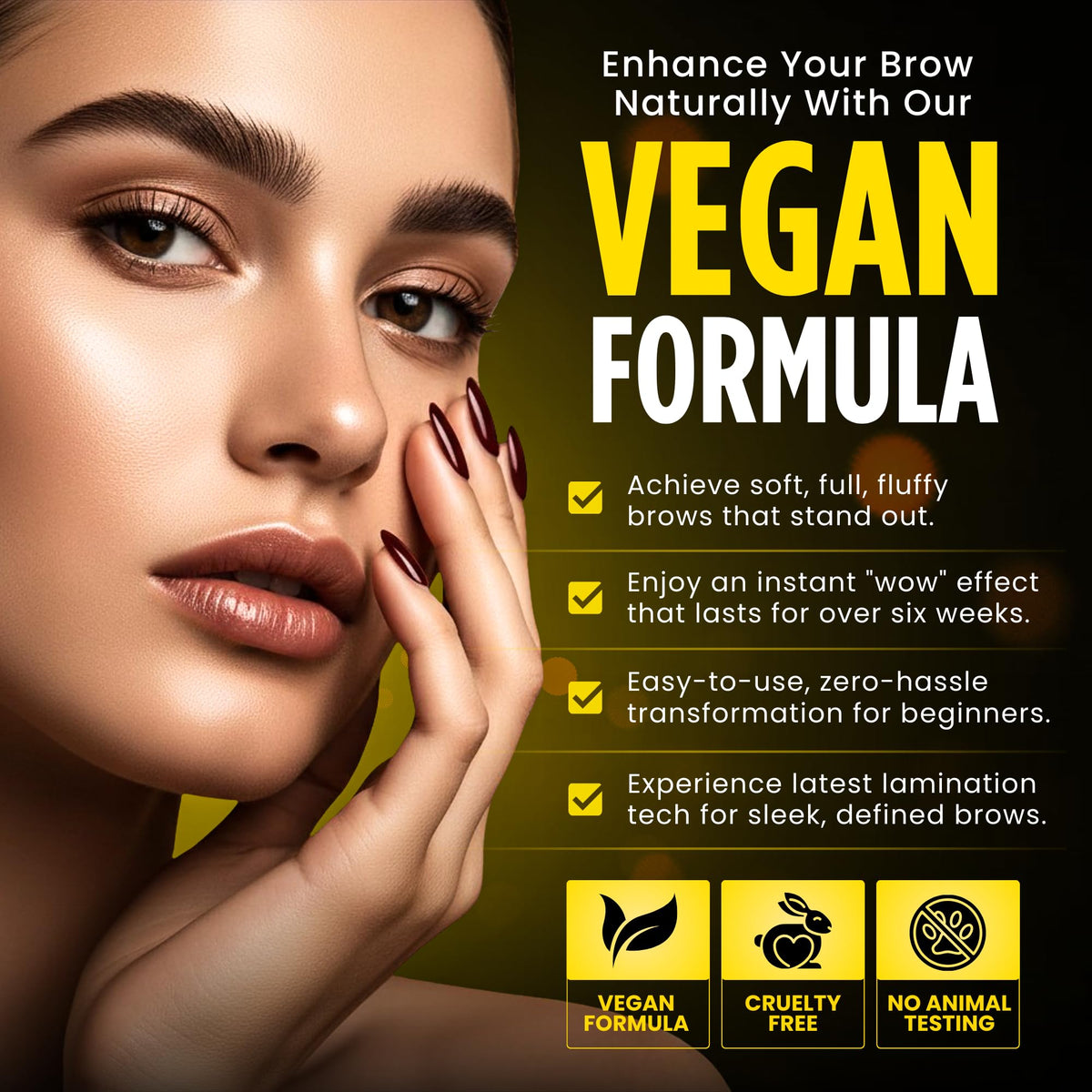 Epocha Brow Lamination Kit features a five-step process for professional results.