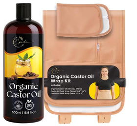 Epocha castor oil bottle 16oz for versatile packs and skin care.