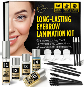 Epocha Pro Brow Lamination Kit lifts brows for a polished daily look.