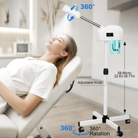 Eprince nano ionic hot mist spray delivers relaxing heat and deep facial hydration