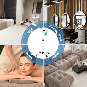 Eprince steamer on wheels makes mobile salon use quick and convenient