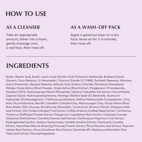 EQQUALBERRY 2-in-1 cleanser and clay mask routine for simple daily skincare.