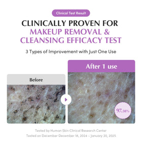 EQQUALBERRY rinse-off oil leaving hydrated skin after cleansing