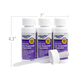 Equate Hair Regrowth Treatment for Women lifestyle use easily integrated into daily routine
