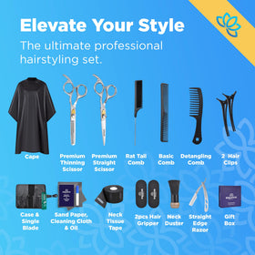 Equinox International Pro Barber Kit gift box for presentation and storage