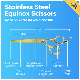 Equinox Razor Edge with curved finger rest for ergonomic comfort during long styling sessions.