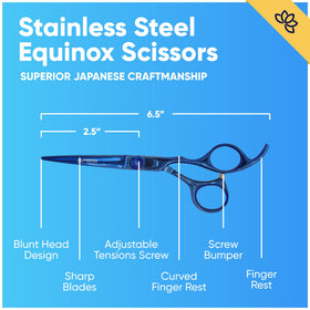 Equinox Razor Edge ergonomic curved finger rest for comfortable, extended use