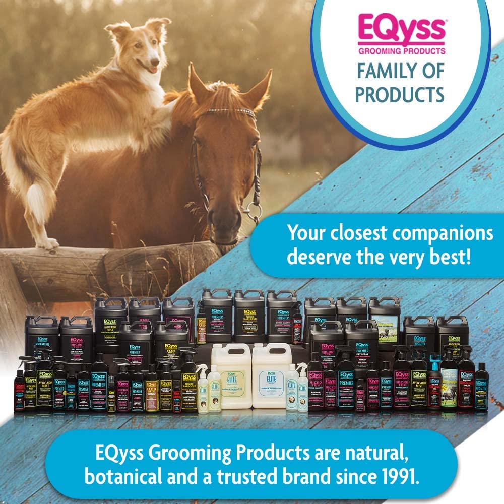 Eqyss Avocado Mist dust-repellent formula helps stay cleaner longer.