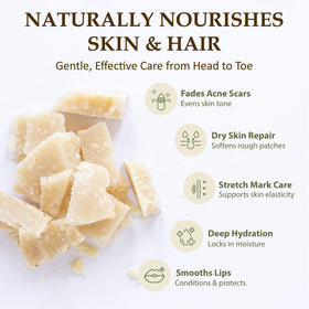 Era of Nature Cocoa Butter for hair care application on strands.