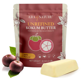 Era of Nature Kokum Butter Raw 32 oz jar for DIY skincare blends.