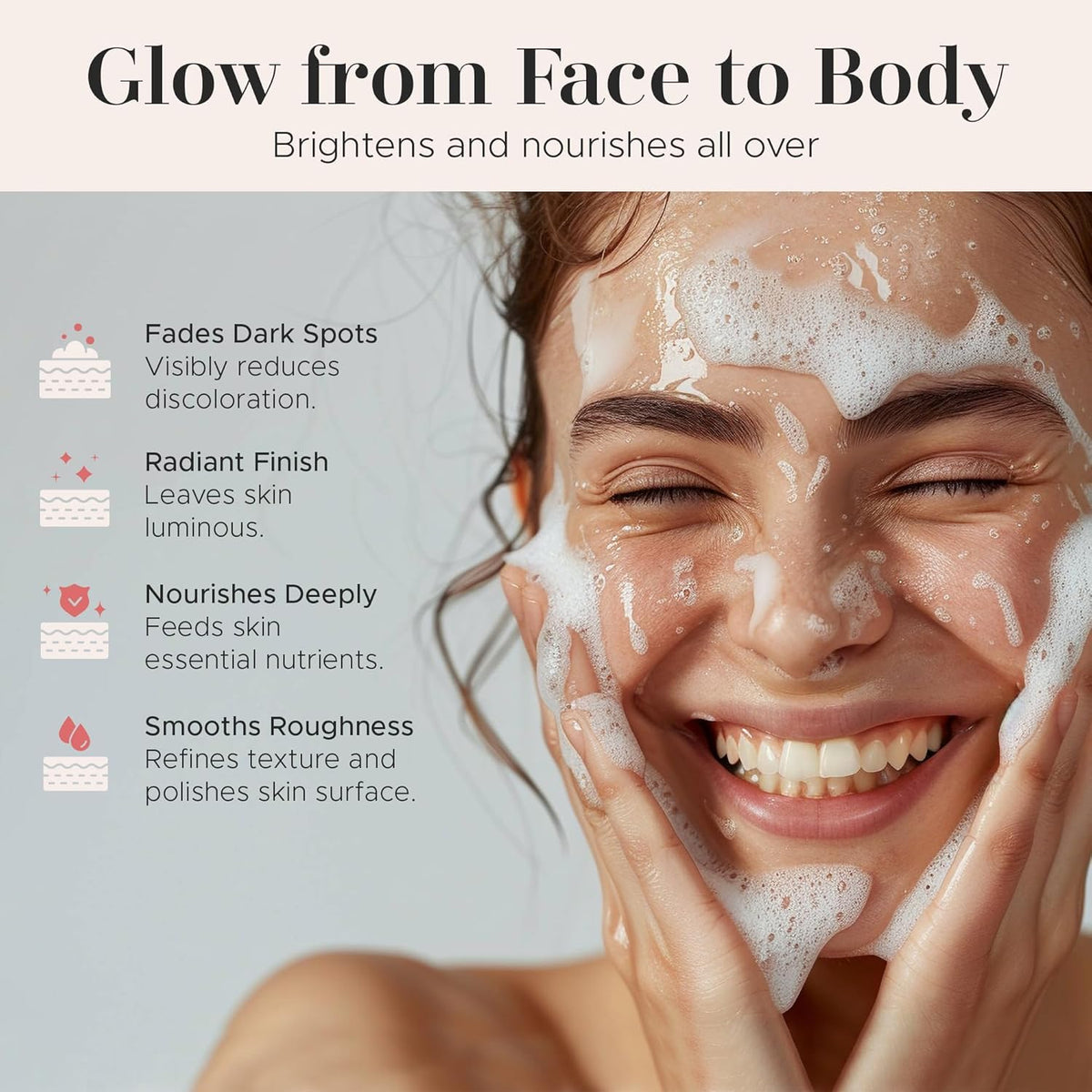 Era of Nature Kojic Soap provides creamy lather suitable for daily use.