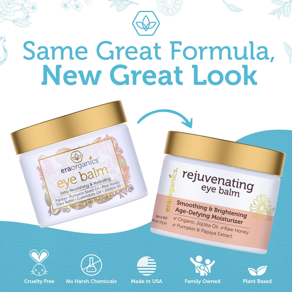 Hypoallergenic formula suitable for sensitive skin around the eyes.