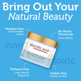 Era Organics Glycolic Acid Peel with Manuka Honey and Aloe hydration focus.