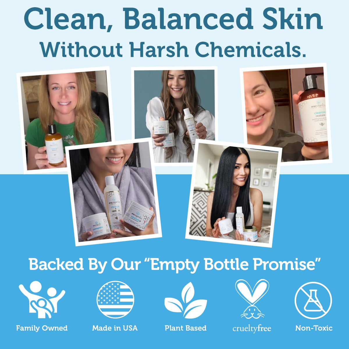 Era Organics Manuka Honey Face Wash sulfate-free bottle benefits gentle cleansing