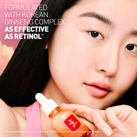 Hydrated skin close-up after using Erborian Night Serum