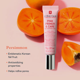 Erborian Pink Primer creamy texture delivers pore-refined, silky skin feel.