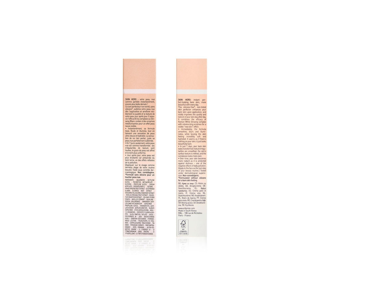 Erborian Skin Hero Glow 40 ml packaging for easy daily use