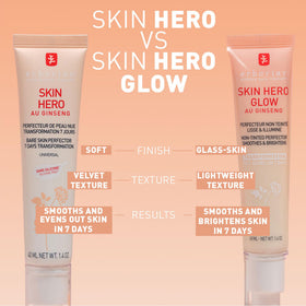 Erborian Skin Hero morning routine image highlights makeup-hybrid concept.