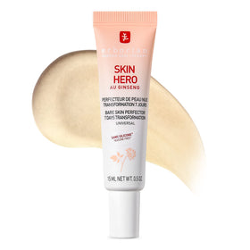 Erborian Skin Hero bottle close-up showing weightless hydration and glow.