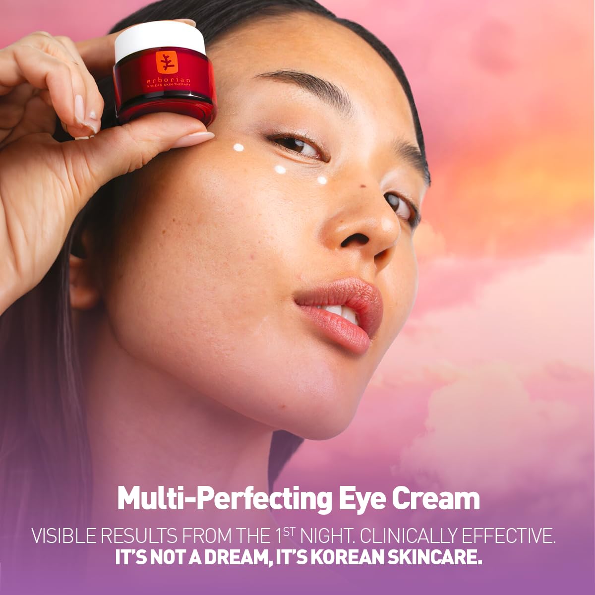Erborian Skin Therapy Eye Cream offers a firming look around eye area.