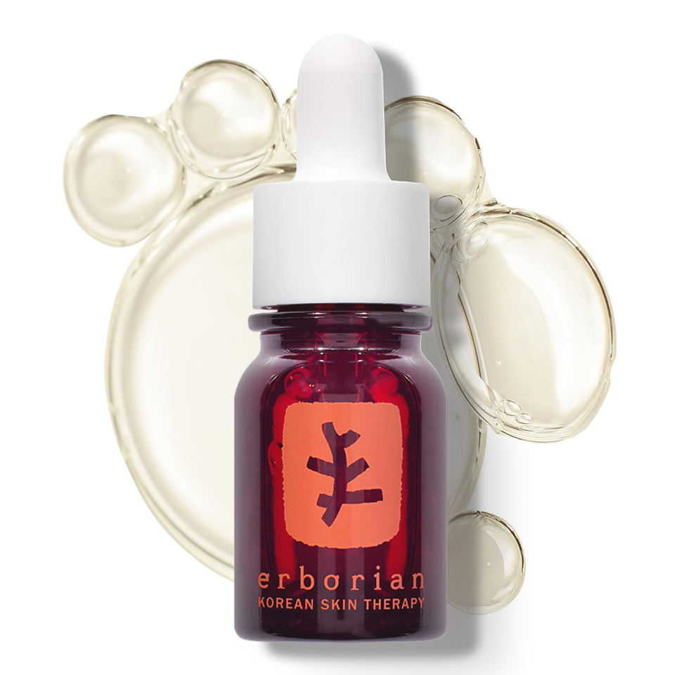 Erborian Skin Therapy Night Oil-Serum bottle showing two-phase texture for overnight skin nourishment